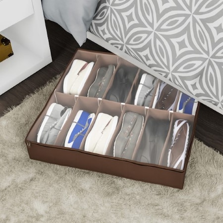 Hastings Home Under Bed Shoe Storage Organizer 360479SDU